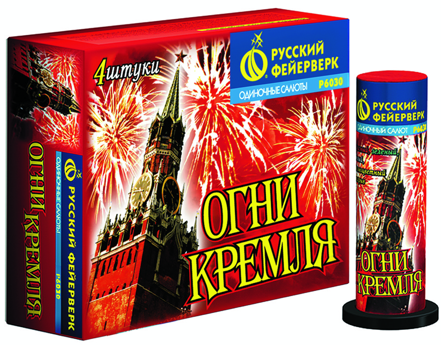 Огни Кремля (одиночный салют 1,4")